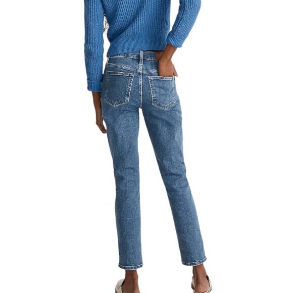 Madewell Mid Rise Perfect Vintage Jeans Medium Wash - Picture 8 of 16